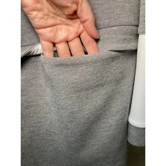 BCBGmaxazria Convertible Detachable Open Jacket Size Small Grey Casual - Picture 5 of 16